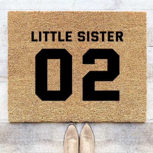 LITTLE SISTER 02 Coir Doormats