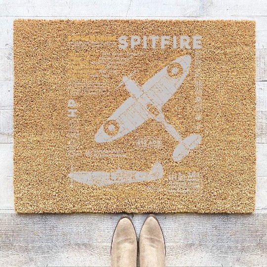 Supermarine Spitfire Coir Doormats