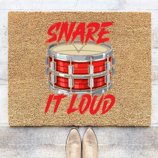 Snare Drum Musical Instrument Musician Drummer Coir Doormats