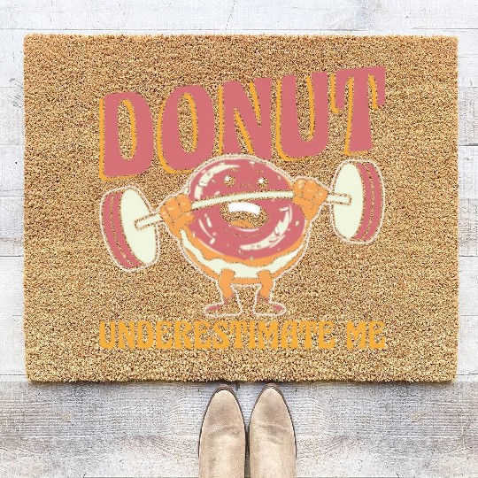 Fitness Donut Donut Gym Coir Doormats