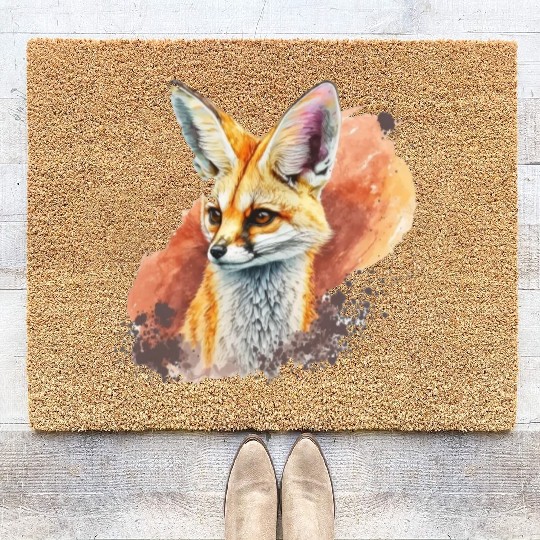 Mystic Fox Aura Coir Doormats