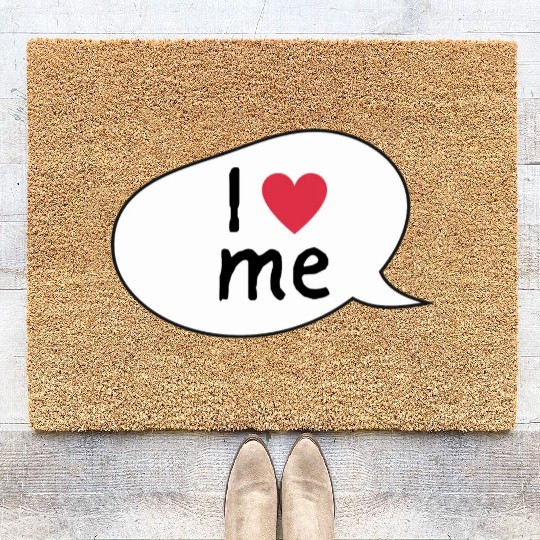 I love me affirmation Coir Doormats