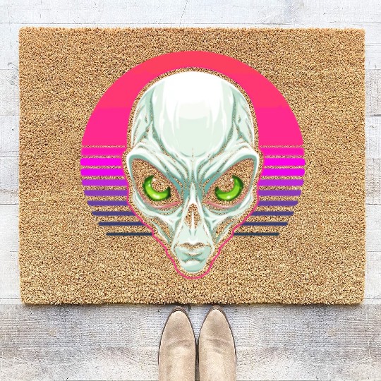 Alien Extraterrestrial Coir Doormats