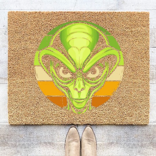 Alien Extraterrestrial Coir Doormats