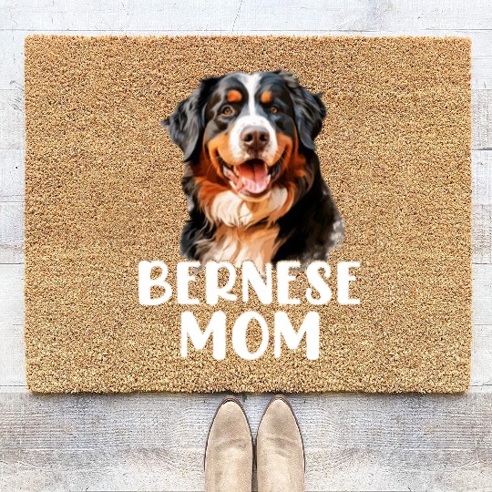 bernese mountain dog Coir Doormats