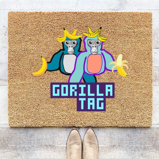Gorilla Tag Red Monkey Coir Doormats