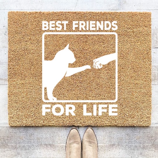 Cute Kawaii Cat Coir Doormats