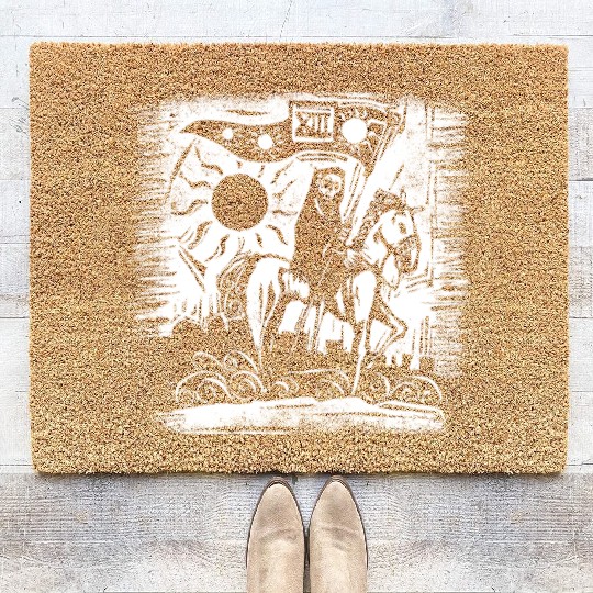 Tarot Death Card Blackcraft Coir Doormats