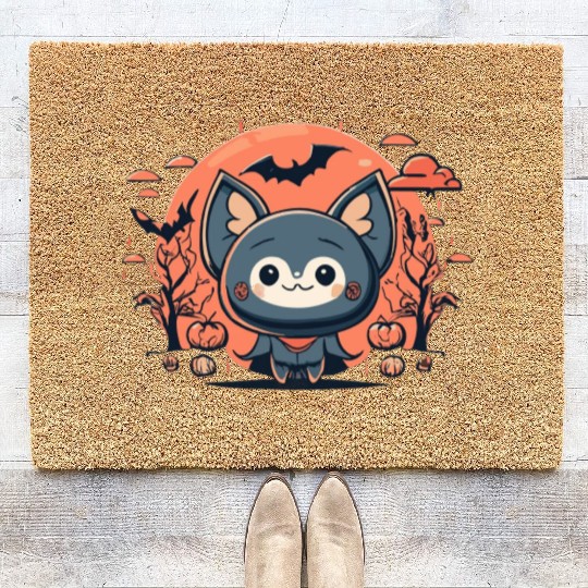KWAII BAT Coir Doormats