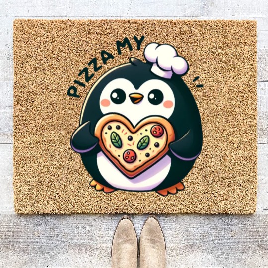 Pizza My Heart - Cheesy Love Coir Doormats