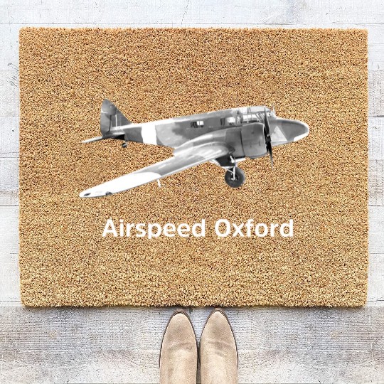 Airspeed Oxford Training aircraft Coir Doormats