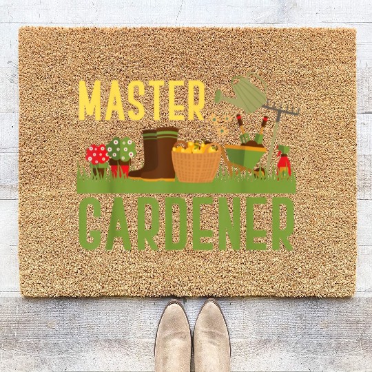 Funny Garden Master Gardener Coir Doormats