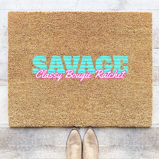 Savage Classy Bougie Ratchet Coir Doormats