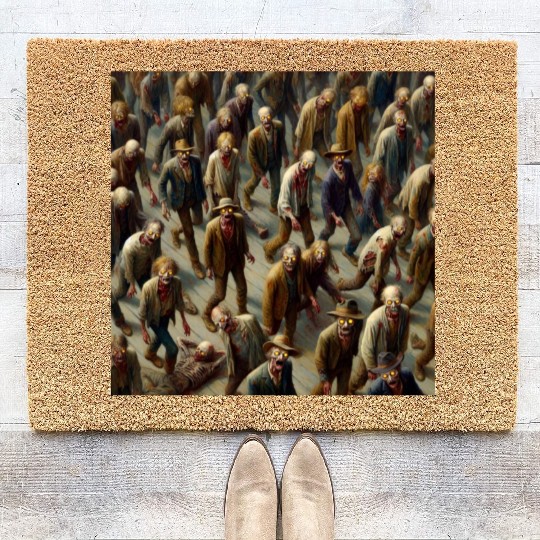 Undead Zombie Horde 2 Coir Doormats