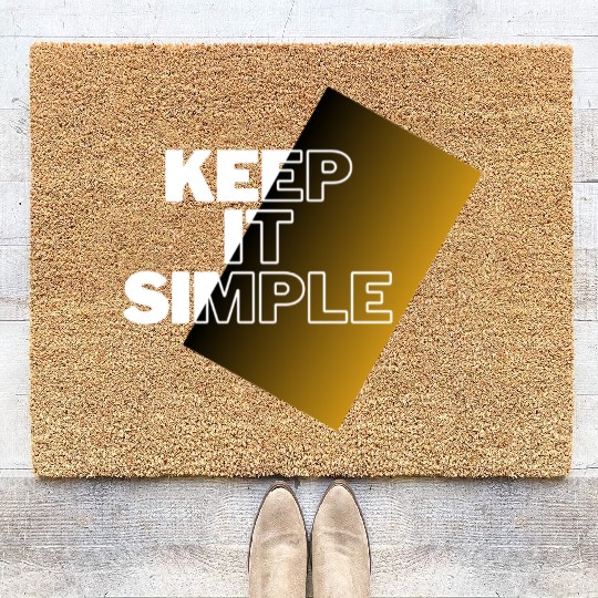 keep it simple Coir Doormats
