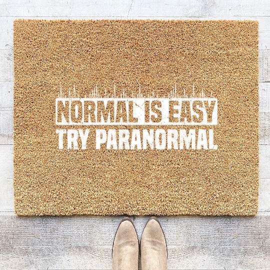 Gifts for Ghost Hunters | Paranormal Ghosts Coir Doormats