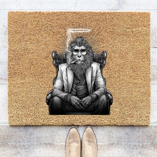 mafia lion Coir Doormats