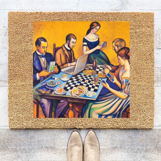 Modern Classic mix - A Card game Coir Doormats