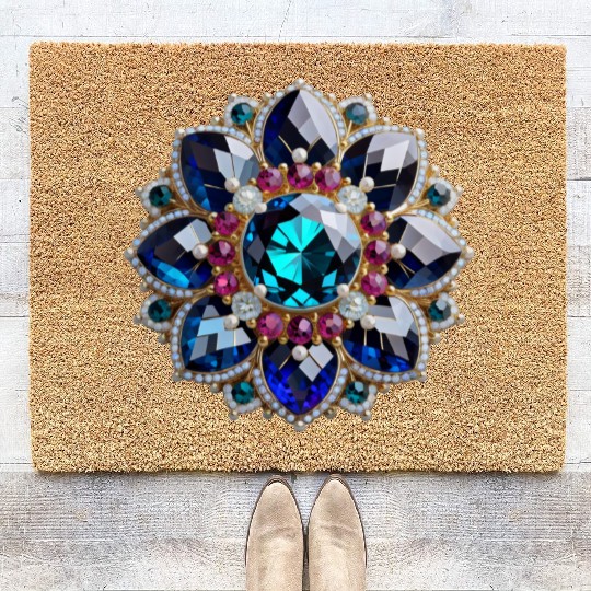 Gorgeous Gemstone Brooch: A Radiant Statement Piec Coir Doormats