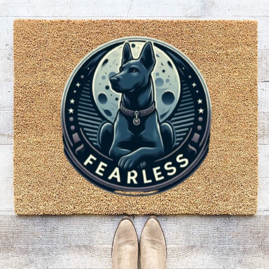 "FEARLESS" is a natural talent that every creature Coir Doormats