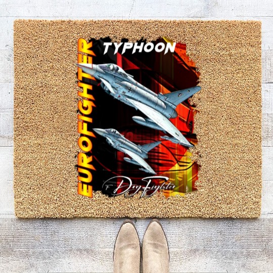 Eurofighter Typhoonn Multirole fighter Jet Coir Doormats