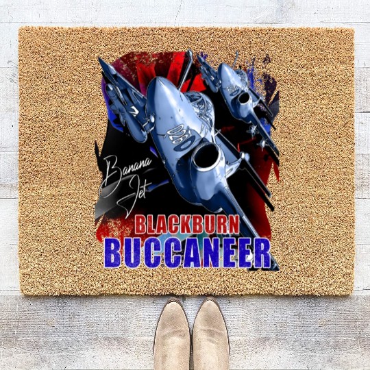 Blackburn Buccaneer Fighter Jet Coir Doormats