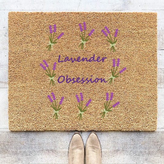 Aromatherapy Lavender Obsession Coir Doormats