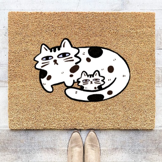 Cat Mom Coir Doormats