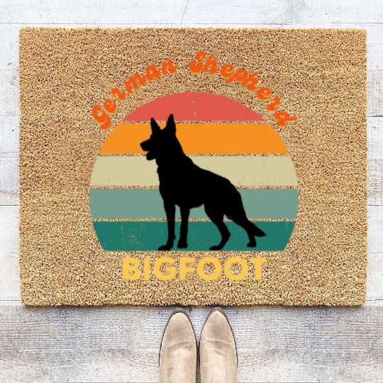 German Shepherd Dog Lover Coir Doormats