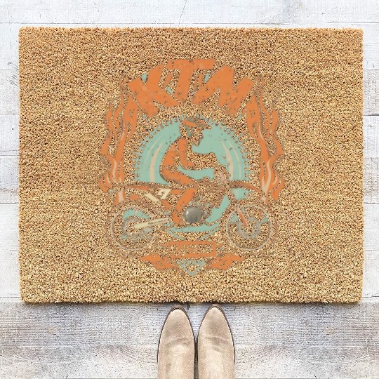 ktm racing design Coir Doormats