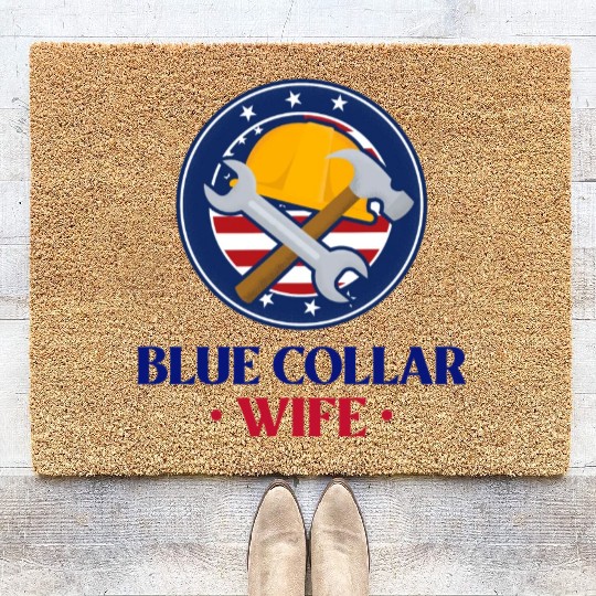 Blue Collar Wife Coir Doormats