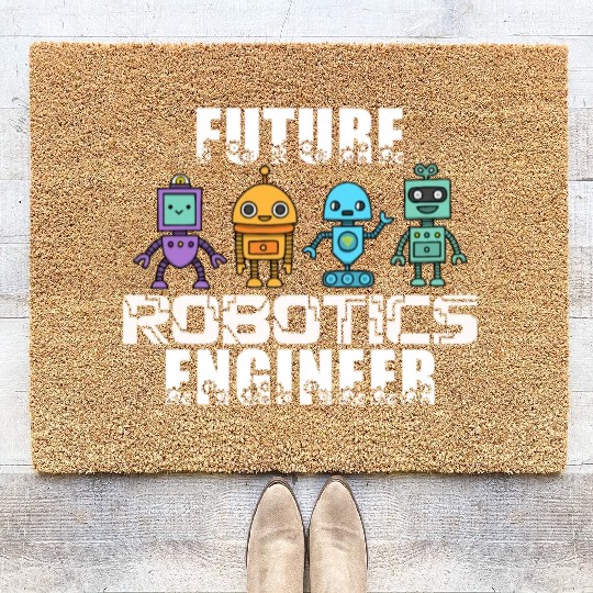 Future Robotics Engineer Robot Engineer Robotics Coir Doormats