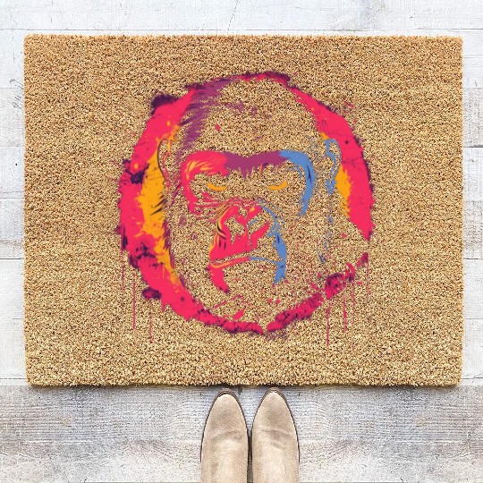 Angry Gorilla Coir Doormats