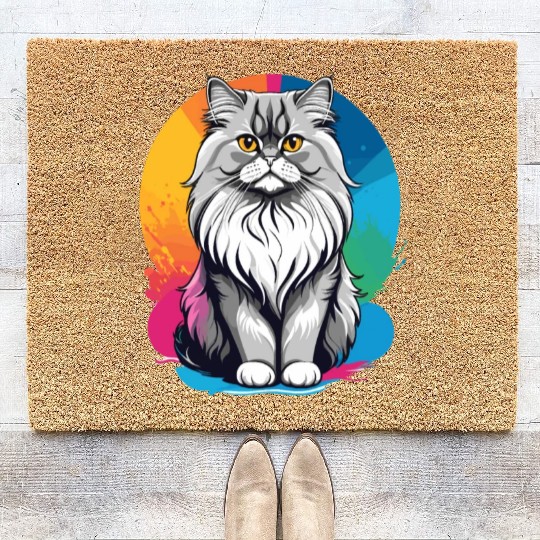 Persian Cat Coir Doormats
