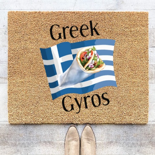 Greek Gyros Coir Doormats