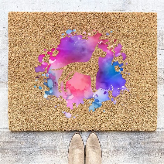 Great-dane dog lover Coir Doormats