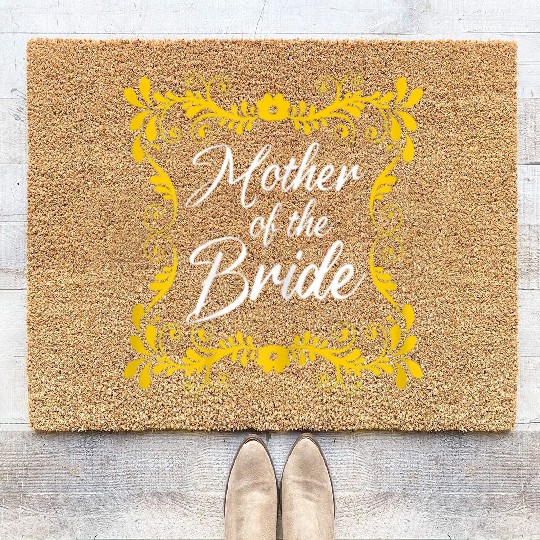 The Bride Matching Bachelorette Party Coir Doormats
