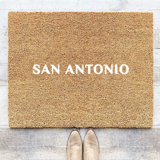 San Antonio Lovers Coir Doormats