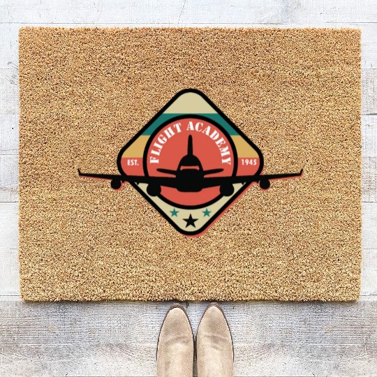 Flight Academy EST.1994 Coir Doormats