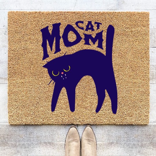 Cat Mom Coir Doormats