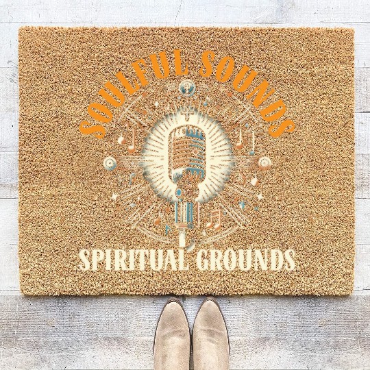 Gospel Music Religious Bible Scripture Christian Coir Doormats