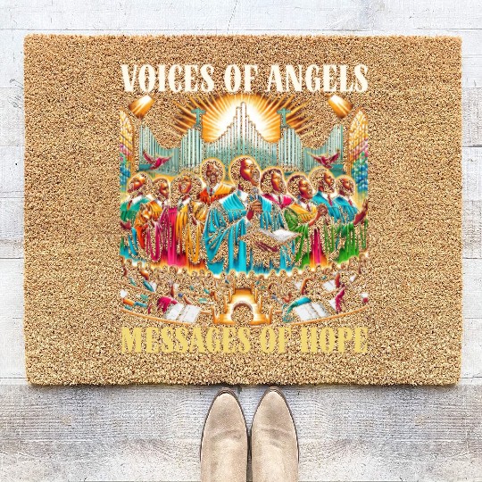 Gospel Music Religious Bible Scripture Christian Coir Doormats