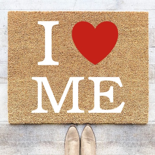 I ❤ ME - I love me Coir Doormats