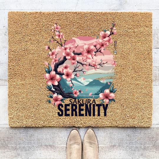Sakura serenity Coir Doormats