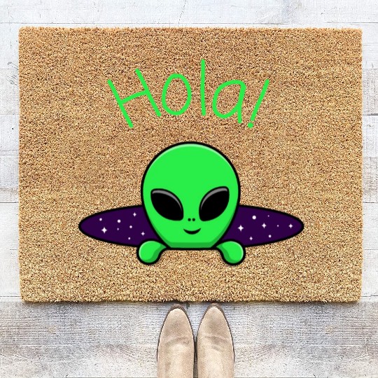 Hola Alien Coir Doormats