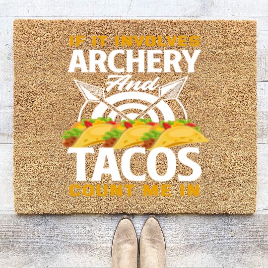 Archery Tacos Coir Doormats