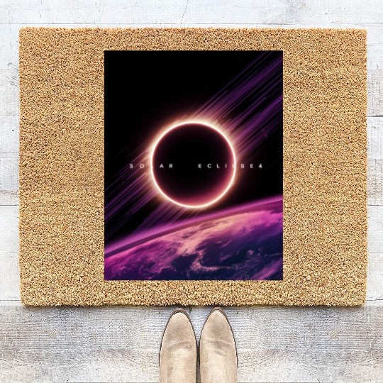Solar Eclipse 2024 Naturally Phenomenal Coir Doormats