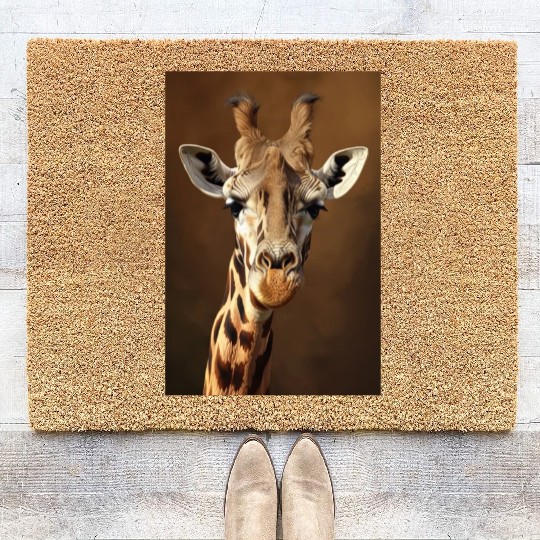 Giraffe Animal Nature Coir Doormats