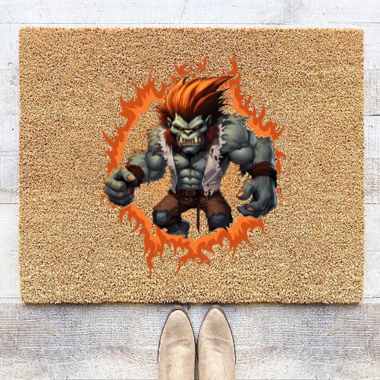 Zombie King Gorilla Coir Doormats