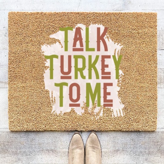 Talk Turkey to Me Coir Doormats